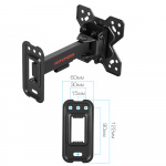 Настенный кронштейн для LED/LCD телевизоров ARM MEDIA MARS-5 BLACK 