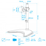Настольный кронштейн для мониторов ARM MEDIA LCD-T51 