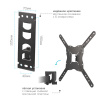 Настенный кронштейн для LED/LCD телевизоров ARM MEDIA LCD-404 new BLACK 