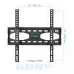 Настенный кронштейн для LED/LCD телевизоров KROMAX STAR-44 GREY TITAN 