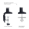Настольный кронштейн для мониторов KROMAX OFFICE-8 BLACK 