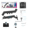 Настольный кронштейн для мониторов KROMAX OFFICE-15 BLACK 
