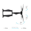 Кронштейн для LED/LCD телевизоров Arm media COBRA-45 new BLACK 