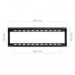Настенный кронштейн для LED/LCD телевизоров VLK TRENTO-31 BLACK 