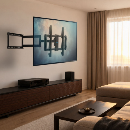 Настенный кронштейн для LED/LCD телевизоров KROMAX GALACTIC-61 BLACK 