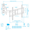 Настенный кронштейн для LED/LCD телевизоров ARM MEDIA PARAMOUNT-75 BLACK 