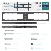 Настенный кронштейн для LED/LCD телевизоров VLK TRENTO-41 BLACK 