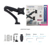 Настольный кронштейн для мониторов KROMAX OFFICE-9 BLACK 