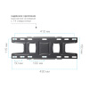 Настенный кронштейн для LED/LCD телевизоров ARM MEDIA LCD-417 BLACK 