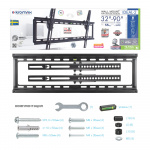 Настенный кронштейн для LED/LCD телевизоров KROMAX IDEAL-2 BLACK 
