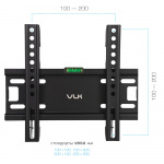Настенный кронштейн для LED/LCD телевизоров VLK TRENTO-37 BLACK 