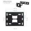 Кронштейн для LED/LCD телевизоров Arm media PT-15 BLACK 