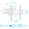 Настенный кронштейн для LED/LCD телевизоров ARM MEDIA LCD-417 BLACK 