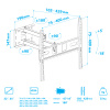 Кронштейн для LED/LCD телевизоров Arm media PT-15 BLACK 