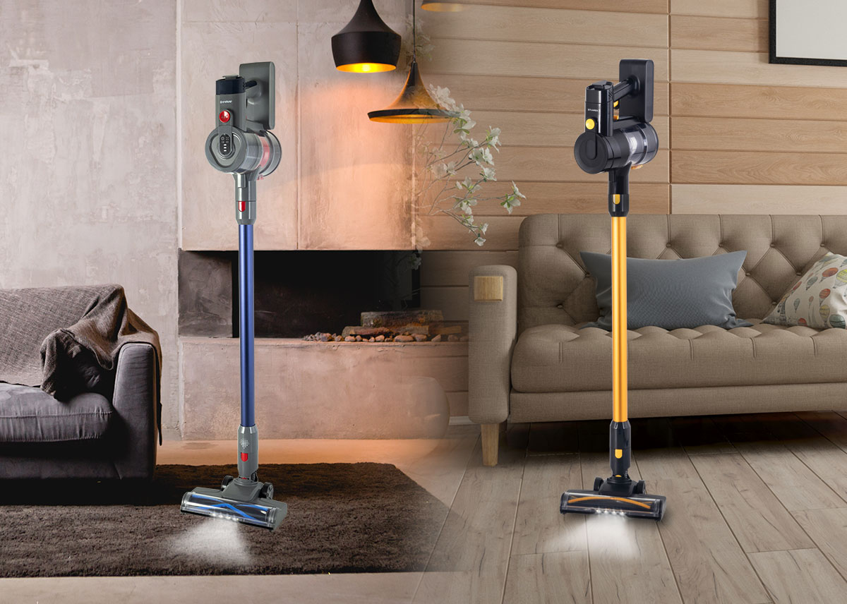 Новинки вертикальных аккумуляторных пылесосов циклонного типа ENDEVER SKYCLEAN VC-304 и TUAREX TK-9002