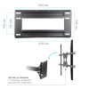 Настенный кронштейн для LED/LCD телевизоров TUAREX ALTA-658 BLACK 