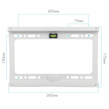 Кронштейн для LED/LCD телевизоров Kromax IDEAL-6 new, белый 