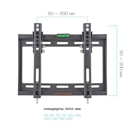 Кронштейн для LED/LCD телевизоров Arm media STEEL-6 BLACK 