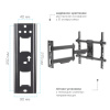 Настенный кронштейн для LED/LCD телевизоров ARM MEDIA PARAMOUNT-40 BLACK 