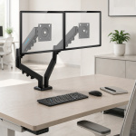 Настольный кронштейн для мониторов KROMAX OFFICE-14 BLACK 