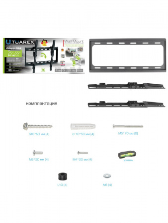 Настенный кронштейн для LED/LCD телевизоров TUAREX OLIMP-314 BLACK 