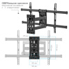 Настенный кронштейн для LED/LCD телевизоров KROMAX CORBEL-10 GREY TITAN 