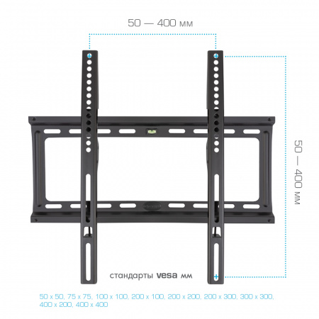 Настенный кронштейн для LED/LCD телевизоров KROMAX IDEAL-3 BLACK 
