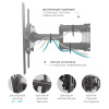 Настенный кронштейн для LED/LCD телевизоров ARM MEDIA PT-16 NEW BLACK 