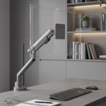 Настольный кронштейн для мониторов TUAREX ALTA-23 SILVER 