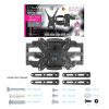 Настенный кронштейн для LED/LCD телевизоров TUAREX OLIMP-405 BLACK 