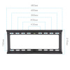 Настенный кронштейн для LED/LCD телевизоров KROMAX IDEAL-3 BLACK 