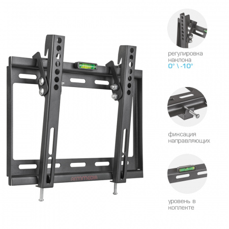 Кронштейн для LED/LCD телевизоров Arm media STEEL-6 BLACK 
