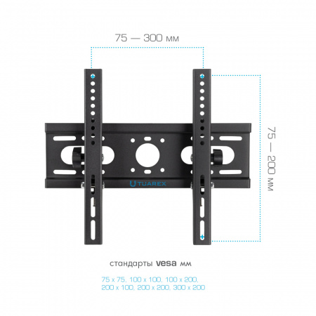Настенный кронштейн для LED/LCD телевизоров TUAREX OLIMP-416 BLACK 