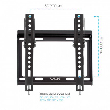 Настенный кронштейн для LED/LCD телевизоров VLK TRENTO-36 BLACK 