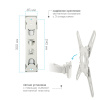 Настенный кронштейн для LED/LCD телевизоров KROMAX ATLANTIS-40 WHITE 