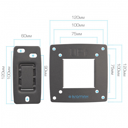 Настенный кронштейн для LED/LCD телевизоров KROMAX OPTIMA-104 BLACK 