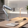 Настольный кронштейн для мониторов KROMAX OFFICE-21 SILVER 