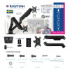 Настольный кронштейн для мониторов KROMAX OFFICE-17 BLACK 