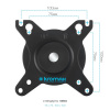 Настольный кронштейн для мониторов KROMAX OFFICE-16 BLACK 