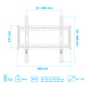 Настенный кронштейн для LED/LCD телевизоров KROMAX IDEAL-3 BLACK 