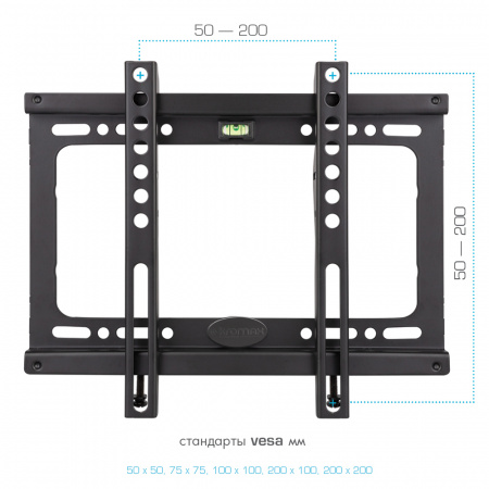 Настенный кронштейн для LED/LCD телевизоров KROMAX IDEAL-5 BLACK 
