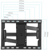 Настенный кронштейн для LED/LCD телевизоров KROMAX ATLANTIS-85 BLACK 