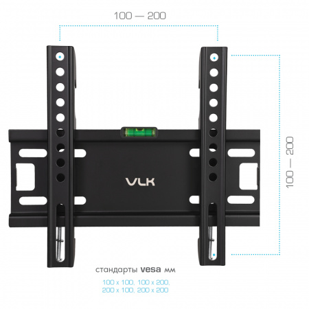 Настенный кронштейн для LED/LCD телевизоров VLK TRENTO-37 BLACK 