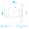 Настенный кронштейн для LED/LCD телевизоров ARM MEDIA PLASMA-6 BLACK 