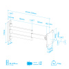 Кронштейн для LED/LCD телевизоров Arm media LCD-7101 SILVER 