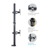 Настольный кронштейн для мониторов KROMAX OFFICE-31 BLACK 