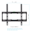Настенный кронштейн для LED/LCD телевизоров TUAREX OLIMP-113 BLACK 