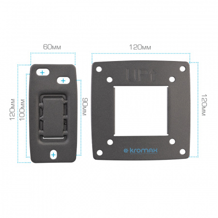 Настенный кронштейн для LED/LCD телевизоров KROMAX OPTIMA-103 BLACK 