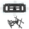 Настенный кронштейн для LED/LCD телевизоров KROMAX CORBEL-8 GREY TITAN 
