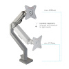Настольный кронштейн для мониторов ARM MEDIA LCD-T35 SILVER 
